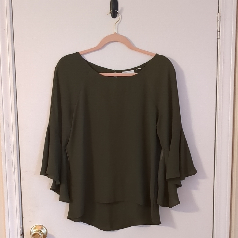 Women's Olive Green Blouse
